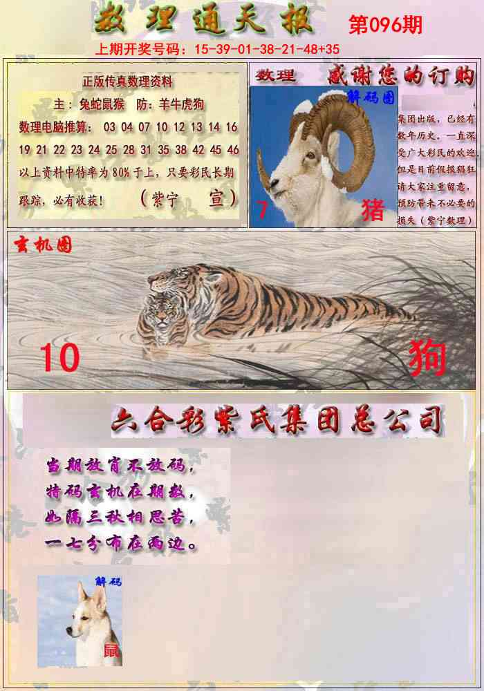 096期数通报[图]